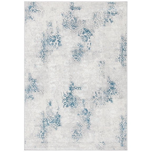 SAFAVIEH Orchard Eileen Floral Area Rug, Grey/Blue, 5'5" x 7'7"