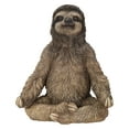thumbnail image 1 of Statue de Jardin Zen Sloth dans la Cour de Méditation Décoration, 1 of 5