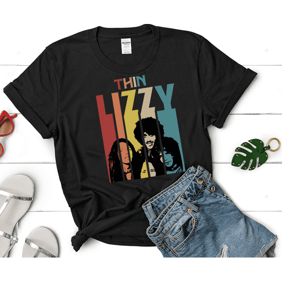 Thin Lizzy Retro Vintage T-Shirt, Thin Lizzy Band Shirt, Music Shirt, Gift Tee For You And Your Friends