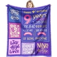 thumbnail image 1 of LHSHID Gifts for 9 Year Old Girl Blanket Flannel Soft and Comfortable Anti static Bed Sofa Blanket 50x60in, 1 of 5