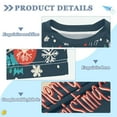 thumbnail image 2 of FORMRS Boys Rash Guard Short Sleeves Swim Shirt Quick Dry UPF 50+ Sun Protection, Sizes 3-12T, Blue Christmas Santa, 2 of 6