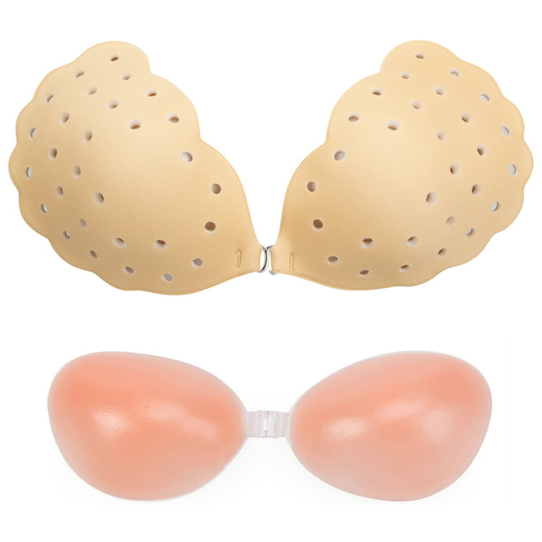 Lelinta Adhesive Bra Breast Lift Up Bra Invisible Reusable Push up
