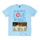 thumbnail image 1 of The Beatles - Camiseta All You Need Is Love Carta(s) de Juego para Adultos Unisex (Azul Claro), 1 of 2