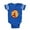 Royal Blue, variant on CafePress - Lucha Librarian - Cute Infant Baby Football Bodysuit