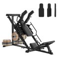 thumbnail image 1 of Gaderth 3 In 1 Leg Press Hack Squat Machine, Multifunctional Home Gym Equipment for Leg Press Hack Squat and Reverse Hack Squat Training, Fits Standard And Olympic Weight Plates, 1 of 8