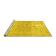 thumbnail image 2 of Ahgly Company Machine Washable Indoor Rectangle Persian Yellow Traditional Area Rugs, 2' x 4', 2 of 4