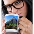 thumbnail image 2 of 3dRose, Glarus Alps, Switzerland, 15oz Two-Tone Black Mug, 2 of 7