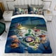 thumbnail image 4 of Buzz Lightyear Conjunto de sábanas temático, trío de piezas, cómodo y amigable con la piel, diseño único, regalo de decoración para el hogar para familiares, amigos y fans,140cm *210cm, 4 of 6