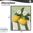 thumbnail image 4 of Stupell Industries Modern Lemons And Daisies on Tablecloth Black Framed Giclee Art, 11 x 14, by The Prints Vibe, 4 of 8