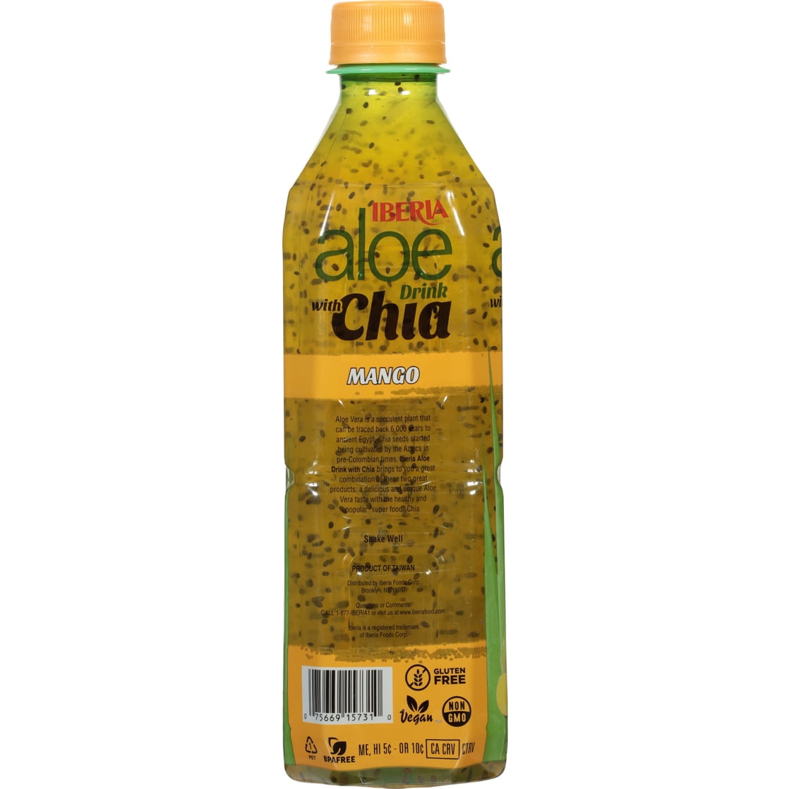 Iberia Mango Aloe Drink with Chia 16.9 fl oz