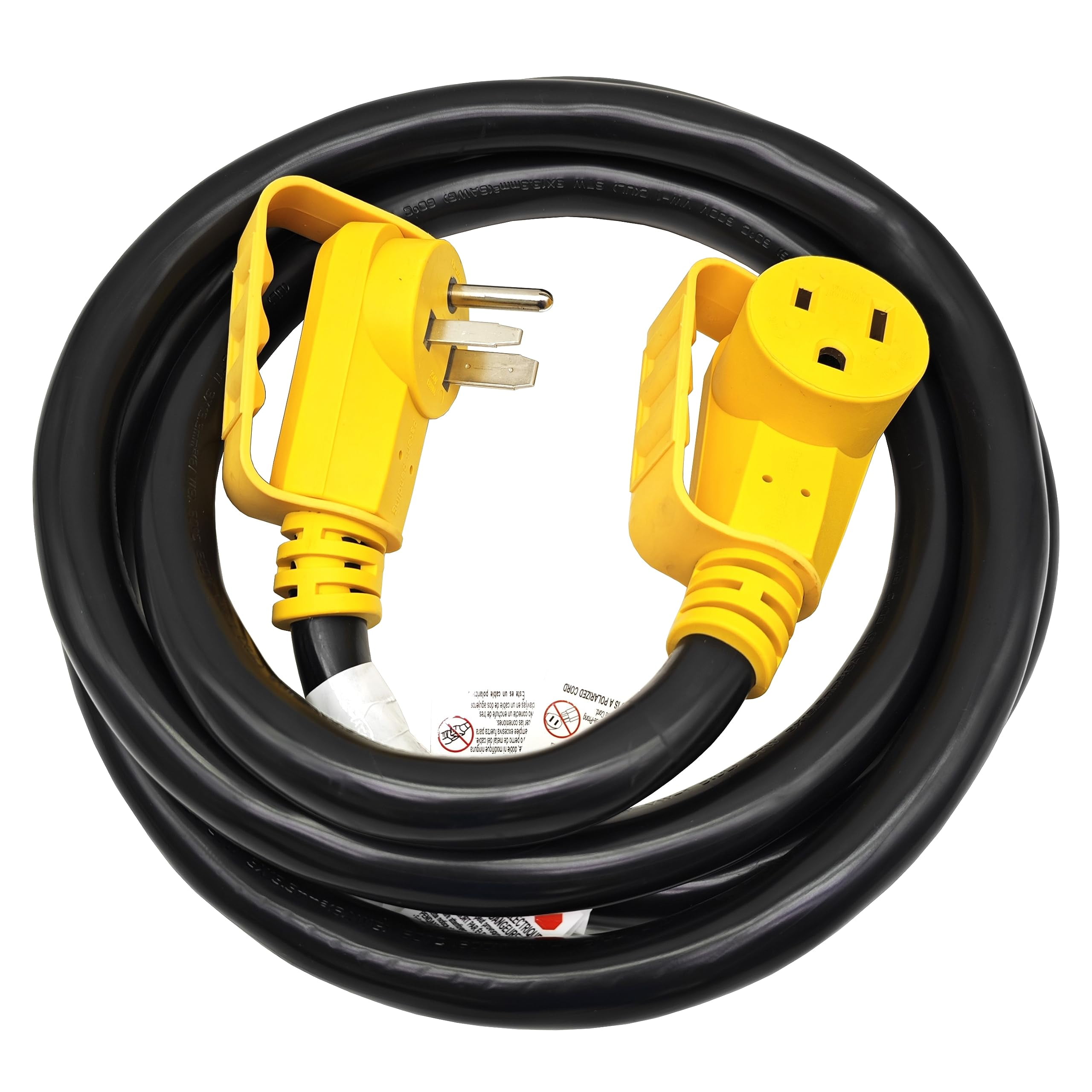 Parkworld 50ft NEMA 6-30 Extension Cord - 30A 250V Flat Cable For Welders & Heaters, Heavy Duty