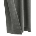 thumbnail image 2 of Habitat Margaret Light Filtering Window Treatment Grommet Curtain Panel for Bedroom 52" x 84" Charcoal, 2 of 5