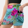 thumbnail image 3 of Hello Hawaii A Stylish Retro Aloha Pattern. Korean Fashion Skirt Summer Skirts For Women Light Proof Trouser Skirt Flower, 3 of 6