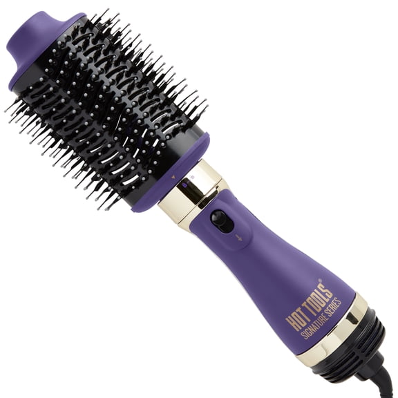 Hot Tools Pro Signature Large One Step Charcoal Hair Dryer Volumizer, Purple