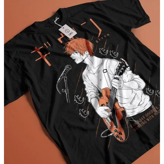 Anime Given Graphic T-shirt Sato Mafuyu Kawaii Girl Gifts Shirt All Size