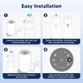 thumbnail image 2 of Core 300 Pet Care Replacement Filter for LEVOIT Core 300 Core 300-P Core 300S Vortex Air Air Purifier, 3-in-1 H13 Grade True HEPA, 2 of 13