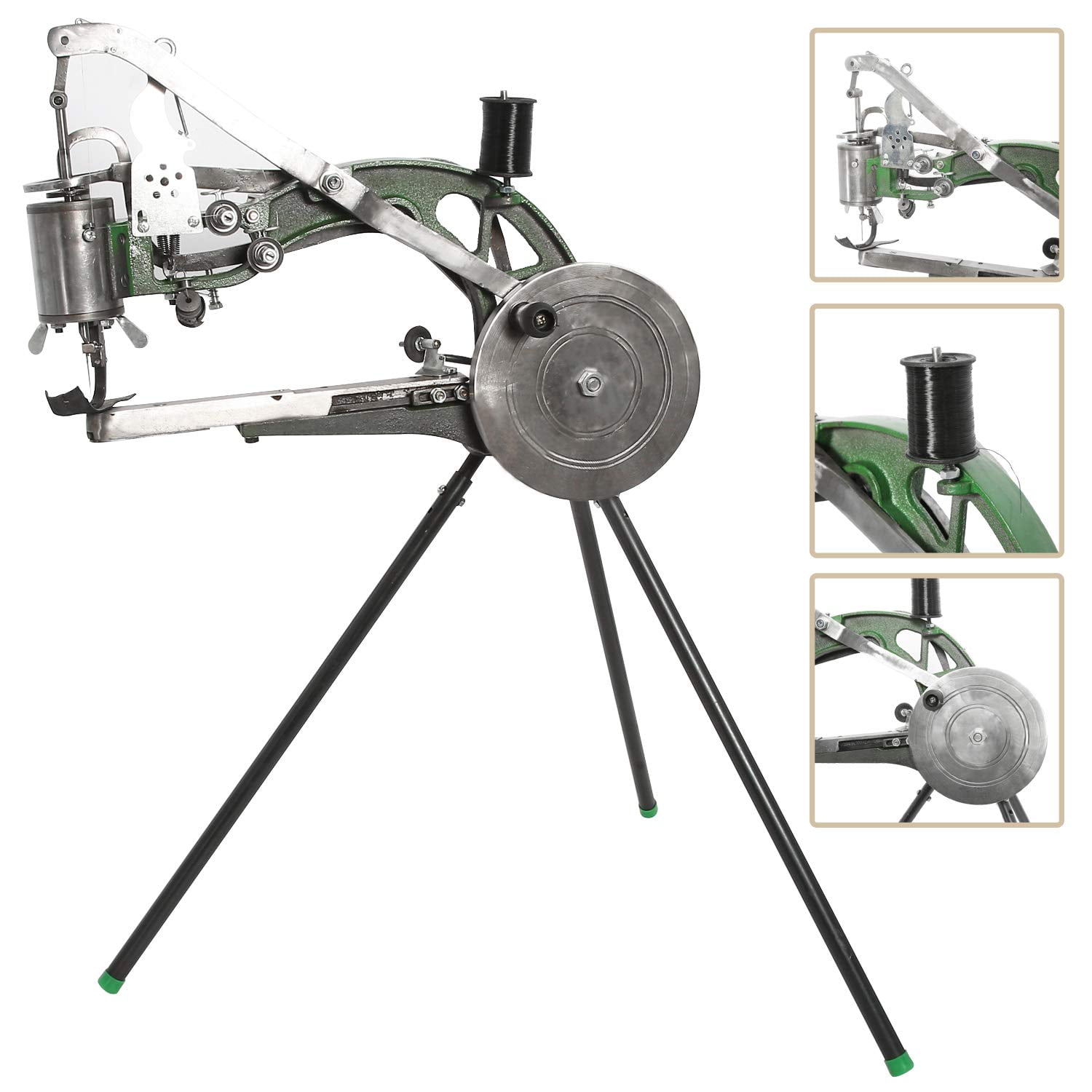 YaeTek Hand Cobbler Shoe Repair Machine Dual Cotton Nylon Line Sewing