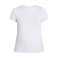thumbnail image 6 of Time and Tru Women's Slim Fit Crewneck Tee with Short Sleeves, Sizes XS-XXXL, 6 of 6