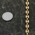 thumbnail image 3 of LoveBling 10K Yellow Gold 8mm Hollow Puff Mariner Chain Necklace (20"), 3 of 4