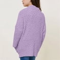 thumbnail image 4 of xaweyi Girls Fleece Jackets Winter Coats Warm Cosy Long Sleeve Open Front Plush Casual Outwear School Coats Lightweight Jackets,Sizes 11-12 Years, 4 of 7