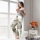 thumbnail image 5 of Balery Horses Grazing On Meadow Pantalones de pijama para mujer, pijamas ultraligeros, pantalones de estar por casa-3X-Large, 5 of 6