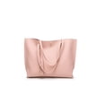 thumbnail image 2 of Dreubea Bolso de hombro de piel sintética suave para mujer, bolso de mano con borlas de gran capacidad, 2 of 5