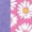 PURPLE, variant on International Harvester - Pink Daisies Logo - Youth Girls A-line Dress