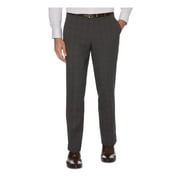 Perry Ellis Portfolio Mens Plaid Modern Fit Dress Pants