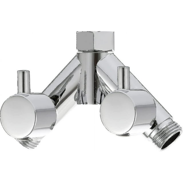 Brass Diverter Valve Shower Shut-off Valve 2-way Y Splitter 1/2 Inch For Shower Hose And Shower Head Chrome Dsf014a