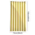 thumbnail image 3 of Kezqiaxn Striped Cabana Microfiber Beach Towel Oversized Quick Dry Compact Soft Sand Free Towels Beach Blanket Multi-Purpose Towel For Travel Swimming Camping Cool Gifts For Surfers Summer Gifts, 3 of 4