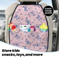 thumbnail image 5 of Fuzoiu Butterfly Print 2 Pack Kick Mat Back Seat Protector With 3 Storage Pockets, Universal Car Seat Back Organizer For Kids Pets, Waterproof Backseat Protector For Most Car, 5 of 8