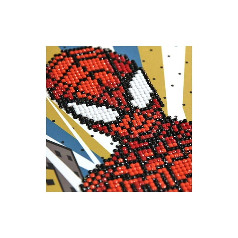 QAZWSX DIY Spiderman Diamond Painting Kits Superhero Diamond Art for Adult  Diamond Dots Paint with Diamonds Paint by Numbers Gem Art Embroidery Cross