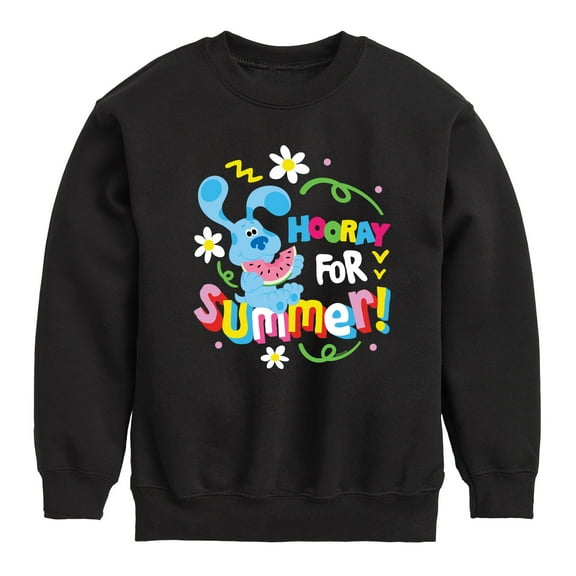 Blue's Clues & You! - Hooray for Summer - Toddler & Youth Crewneck Fleece Sweatshirt