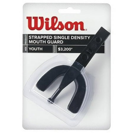 Wilson Mouth Guard- With Strap (Best Youth Football Mouth Guard)