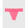 thumbnail image 5 of Culotte String avec Bordure en Dentelle en Rose Vif, 5 of 5