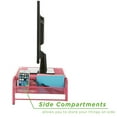thumbnail image 3 of Mind Reader Monitor Stand, Ventilated Laptop Riser, Paper Tray, Storage, Office, Metal, Pink, 3 of 9