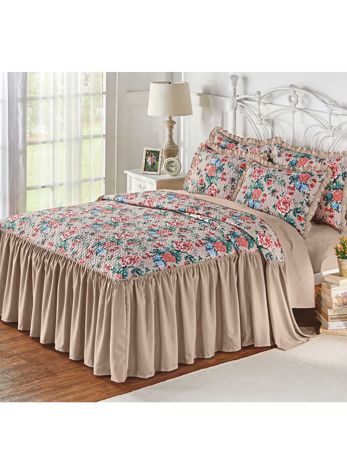 Ruffled Drop Bedspread Sham