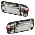 thumbnail image 6 of Front Pair Exterior Door Handle Compatible with 2003-2009 Hummer H2 Chrome With Key Hole 15104792-PFM 15104793-PFM Base OE Replacement Outside Handle Outer Handle Door Exterior Handle, 6 of 8
