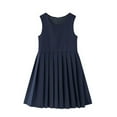 thumbnail image 6 of Girls Navy Blue School Uniform Set, 2-Piece Jumper & Long Sleeve Shirt, Pleated Dress Outfit for Girls, Stretch Comfort Fit, Sizes 3-4 to 14-15 Years,Size 7-8 T, 6 of 7