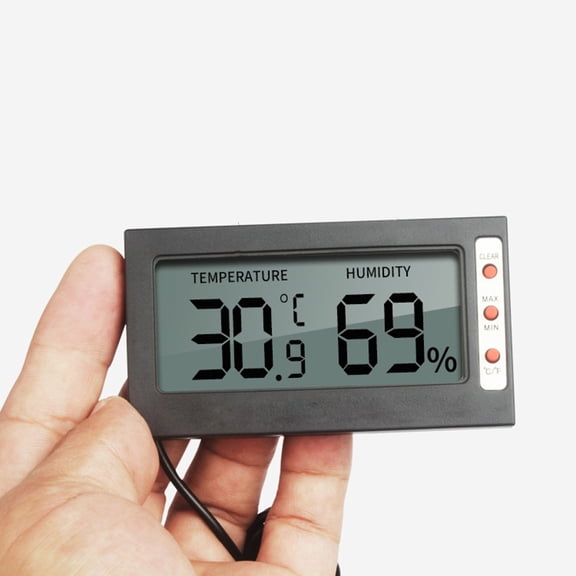 WHAMVOX Pet Reptile Thermometer Hygrometer for Lizard Gecko Snake Turtle