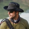 thumbnail image 7 of Sun Hats for Men, UV Protection Wide Brim Bucket Hat, Packable Fisherman Cap, Summer Beach Caps for Fishing, Hiking and Camping, Boating, Gray, 7 of 7