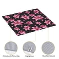 thumbnail image 4 of Vsdgher Lilies Flowers Print Dish Drying Mat, Kitchen Counter Mat, Dish Drying Pad for Dishes, Utensils, Pots and Pans,16" x 18", 4 of 8