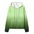 thumbnail image 4 of Sudadera con capucha de manga larga para mujer, informal, con capucha, holgada, de manga larga, para exteriores y chaquetas, 4 of 5