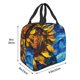 thumbnail image 3 of Easygdp Sunflower Starry Night Vibes Bolsa Térmica Premium - Tela Oxford Impermeable, Gran Capacidad, Bolsillo Frontal, Unisex para Trabajo, Escuela, Actividades al Aire Libre y Picnics, 3 of 8