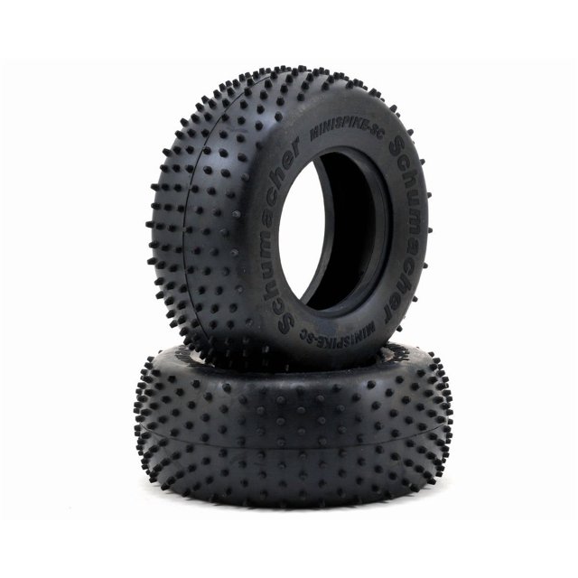 Schumacher Racing "Mini Spike" Short Course Tires (2) (Blue)