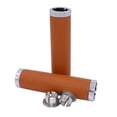 thumbnail image 5 of Upanbike Bike Handlebar Grips Microfiber Leather 22.2mm Lock-on Bike Grips Khaki, 5 of 7
