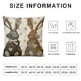 thumbnail image 5 of Qinduosi Easter Polka Dot Bunny Pillow Covers Inch Spring Easter Rabbit Linen Throw Pillow Case Cushion Cover for Sofa Couch Home Decor, 5 of 5
