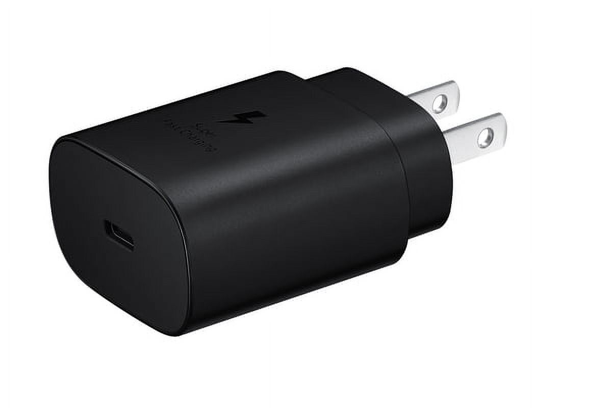 Samsung 25W Super Fast Charging USB-C Wall Charger, Black photo 4