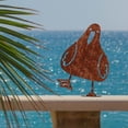 thumbnail image 4 of Metal Seagull Ornament, Cosmug Rusty Metal Bird Silhouette, Decorative Outdoor Garden Art, for Garden Decor, Yard Decor, Fence Decor and Outdoor Display, Color B, 4 of 7