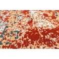 thumbnail image 5 of Ambient Rugs Accent Runner Rug - 2 ft. x 8 ft., Rust, Indoor Rug with Abstract Design, Jute Backing, 5 of 9